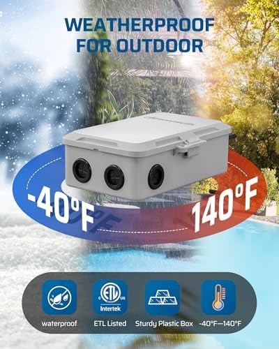 DEWENWILS Matter Pool Pump Timer, Heavy Duty Timer Box - 120VAC 2HP 40A - Image 6