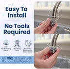Indoor Sink Hose Attachment For Kitchen Sink or Bathroom Sink Faucet - Extra Long Utility Sink Hose (25 FT) For Watering Houseplants, Dog Washing, Household Cleaning - Image 5