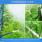 Brass misting Nozzle tee with Built-in Hose for Outdoor Cooling Systems, Adjustable 360° Rotation, Water Mist Nozzle Threaded Sprayer Atomizing Nozzle + 12mm tee Belt 10 Meters PE Pipe - Image 6