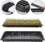 20Pack 200-Cell Seed Starter Trays with Base Tray & Dibber for Gardening. - Image 5