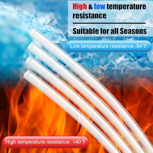 Nuanchu 100ft Polyethylene Tubing, 1/2" Od, 3/8" Id, 1/16" Wall, Transpare - Image 4
