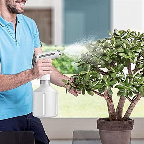 Watering Can Electric Watering Can USB Rechargeable Automatic Water Plants Flower Garden Tools 30OZ(White) - Image 5