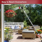 RESTMO Long Telescopic Watering Wand for Garden Hose, 36”-60” Garden Wand - Image 5