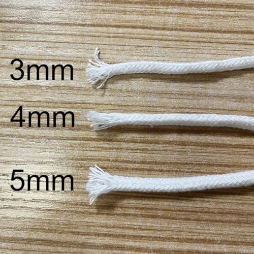 Self Watering Cotton Wick Wire Rope, for Garden Drip Irrigation Cable System Flower Plant Pots Automatic Slow Self Watering Rope (Size : Length 10m(Dia 4mm)) - Image 2