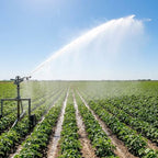 1.25-Inch Rain Gun for Agriculture – Heavy Duty Impact Sprinkler for Large Area Farm Irrigation, Landscaping & Lawn Watering – Low Pressure Performance – Includes 3 Adjustable Brass Nozzles - Image 4