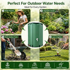 100Gallon Collapsible Rain Barrel, Water Tank, Rain Water Collection System - Image 7