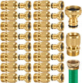 Shimeyao Brass Hose Quick Connect Fittings 3/4" BSPP, 16 Sets Female Male by Shimeyao
