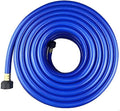 Darnassus PVC Garden Hose 1/2 Inch, 100 FT Flexible Water Hose Blue with Male and Female Plastic Fittings - No Leaking and Lightweight for Household Outdoors Lawns Patio by Darnassus