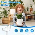 M METERXITY 6-Pack Plant Watering Globes, 9.8 Inch Plastic Bird Shape Self Watering Planter Insert for Indoor/Outdoor Pots, Self Water Devices Decorative Garden Stake [Transparent] - Image 2