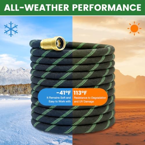 Garden Hose 50ft, Non-Expandable Flexible TPE Tube Water Hose - Image 5