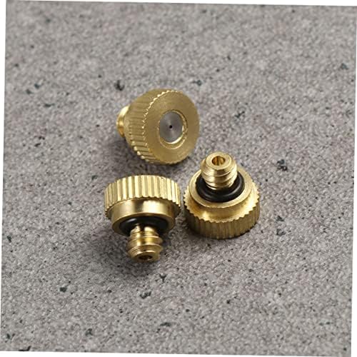SUPVOX 36pcs Brass Misting Nozzle Outdoor Cooling System Misting Fan for Garden Hose - Image 6