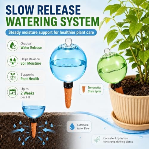 Large Self Watering Globes 750ml/25oz Pots Terracotta Bulbs Water Automatic - Image 3