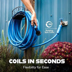 INVICTUS Garden Hose 50Ft x 5/8 in. Sprayer Nozzle Included, 2-Layer Heavy Duty Water Hose 50 Ft, Flexible, Lightweight, NON Expandable, Kink Resistant, Easy Connect Fittings - Image 5
