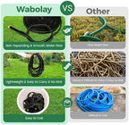 Garden Hose 75 ft Water Hose Flexible Heavy Duty Lightweight No Kink Long Outdoor Non-Expandable High Pressure Flat Hoses Pipe 75’ Strong 3/4’’ Brass Fitting for Outside Yard Lawn Car Wash - Image 5