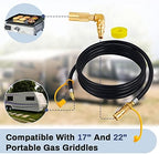 Upgraded 12FT RV Quick Connect Propane Hose for RV to Grill - Image 3
