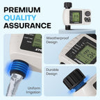 Sprinkler Timer, Programmable Garden Hose Faucet Water Timer with Rain Delay, Manual and Auto Irrigation System, Lawn Outdoor Watering Controller - Image 4