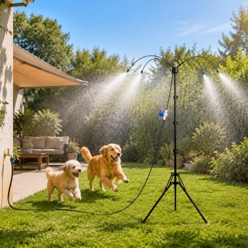 Standing Misters for Outside Patio, 5.3Ft Adjustable Misting System - Image 7
