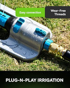 RainPoint Heavy-Duty Spray Nozzle Kit | Quick-Connect Brass & Zinc Garden Combo - Image 4