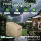 Garden Hose Reel Cart Cover,Waterproof, Dustproof and Sun-Proof Protect Your Garden Hose Reel Cart and prolong its Life(28"W x36"D x 36"H) - Image 5