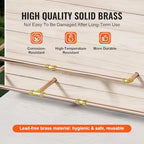 VEVOR Brass Pipe Fittings Push-Fit,Combination,1/2" 25PCS - Image 3