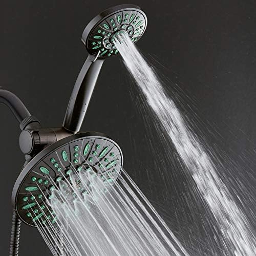 AquaDance Antimicrobial High Pressure 7" Rain & Handheld Shower Head Combo - Image 5