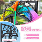 Garden Water Hose Holder Freestanding with Storage Basket for Outside - Image 2