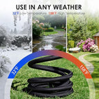 Garden Hose 100 FT, Lightweight Water Hose with 10 Function Nozzle - Image 4