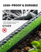 RAINPOINT 100FT Flat Soaker Hose (50FT x 2), Heavy-Duty Flexible Drip Hose - Image 6