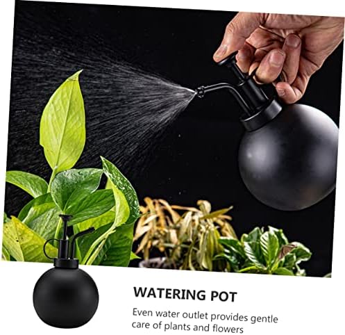 Black Watering Can 500ml Xmas Stainless Steel for Flowers and Plants - Image 4