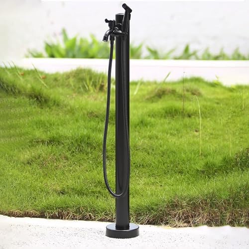 Floor Mounted Faucet Outdoor Water Pipe Vertical Fountain Irrigation Column,Large Stainless Steel Garden Water Column - Freestanding Outdoor Faucet with Antifreeze Design for Efficient Irrig by Unknown