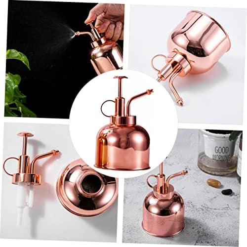 Vintage Stainless Pump 300ml Can Watering Mister, with Steel Plant - Image 5