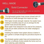 Garden Soaker Hose Kit 100ft 1/2" Short Rubber Drip Hoses Soaking - Image 7