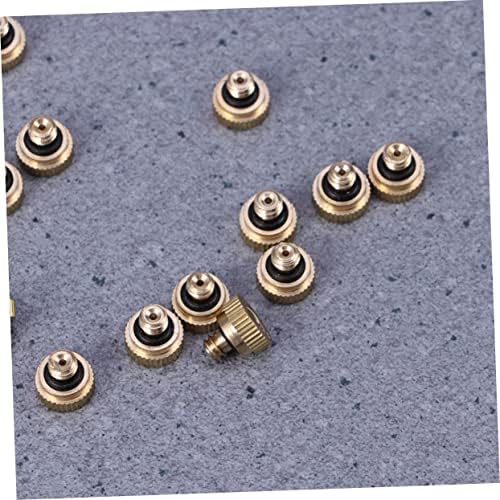 Sosoport 60pcs Brass Misting Nozzles Mist Spraying Nozzles Precision Design for Misting Cooling System - Image 7