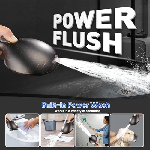 Cobbe 9 Spray Modes Handheld Shower Head, Water-Saving, ORB - Image 4