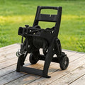 175FT Hose Reel Cart, Garden Hose Reel Holder with Guide, Large Capacity, Durable Resin Outdoor Water Hose Reel with Wheels by Unknown