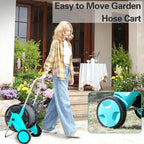 Portable Garden Hose Reel Cart, Hold Up to 100-120 Ft of 5/8 Inch Hose - Image 5