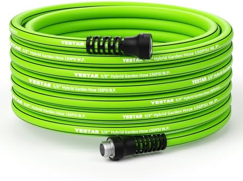 Garden Hose 50 ft x 5/8",Heavy Duty Water Hose by Garden