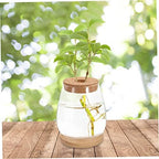 Xmas Glass Terrarium with Lid, Decorative Micro Landscaping Container - Image 3
