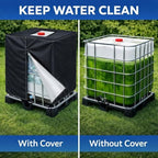 420D IBC Tote Cover, 275 Gallon Water Tank Protective Cover - Image 5
