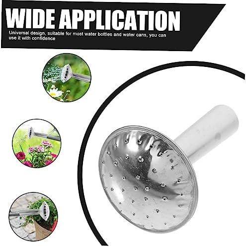 Mikikit 4pcs Stainless Steel Sprayer for Watering Plants Water Bottle Sprinkler Attachment and Lightweight Garden Watering for Bonsai and Flowers - Image 3
