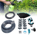 Automatic Watering System Kit for Garden and Greenhouse, 10m Drip Irrigation with 3 Modes, Adjustable Nozzles and Drippers, 12mm 6mm PE PVC Tubing, for Raised Bed Yard Lawn P - Image 2