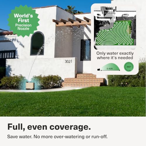 Rain Bird OTO Lawn Smart Sprinkler – App- Controlled Precision Watering, Solar-Powered, Weather Intelligence, Rain Skips, Quick Install, Covers 5,000 sq ft, Water-Saving Irrigation System - Image 2