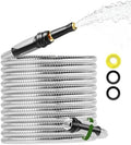 SPECILITE 50ft 304 Stainless Steel Garden Hose with Swivel Handle Nozzle by SPECILITE