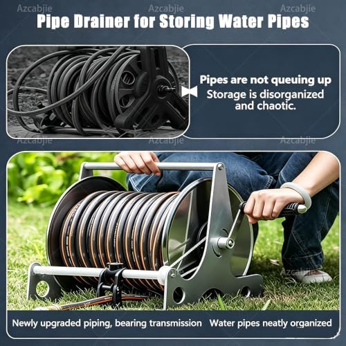 Stainless Steel Wall Mounted Floor Standing Hose Reel B-10mHose - Image 4