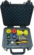 Underhill NozzleLocker Garden Water Hose Nozzle Kit, Sprayer, Jet, Fog, Mister, Heavy-Duty Metal and Rubber, with ¾ Inch Magnum Yellow Nozzle, HP-K1 by Underhill