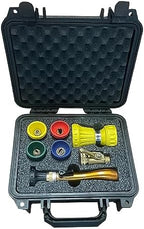 Underhill NozzleLocker Garden Water Hose Nozzle Kit, Sprayer, Jet, Fog, Mister, Heavy-Duty Metal and Rubber, with ¾ Inch Magnum Yellow Nozzle, HP-K1 by Underhill