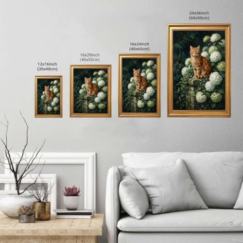 Gold Vintage Framed Watering Can Wall Art, Rustic Still Life Print - Image 3