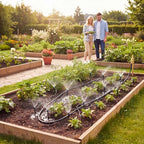 Yungyan Extra Thickened 230FT New Quick-Connect Drip Irrigation System Kit with 1/2''&1/4'' Tubing, Adjustable Drip Emitters & Misting Nozzles, DIY Automatic Irrigation Kit for Garden Greenhouse Lawn - Image 3