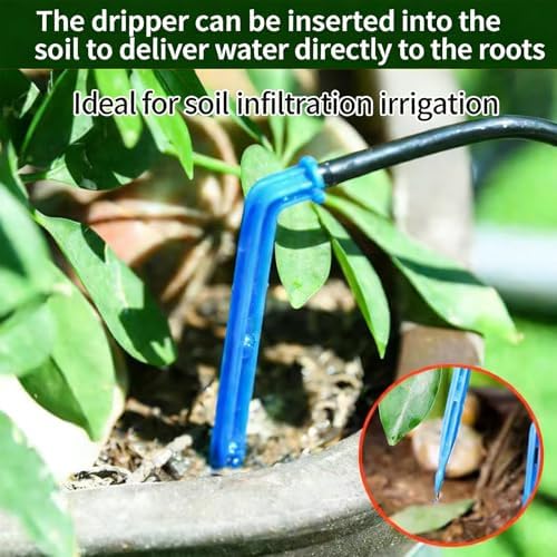 Sun Powered Automatic Drip Watering with 50 Emitters for Garden Bushes and Outdoor Cultivation Solar Automatic Plant Watering - Image 3
