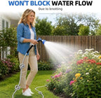 SPECILITE 200ft 304 Stainless Steel Metal Garden Hose with Blue Nozzle - Image 4